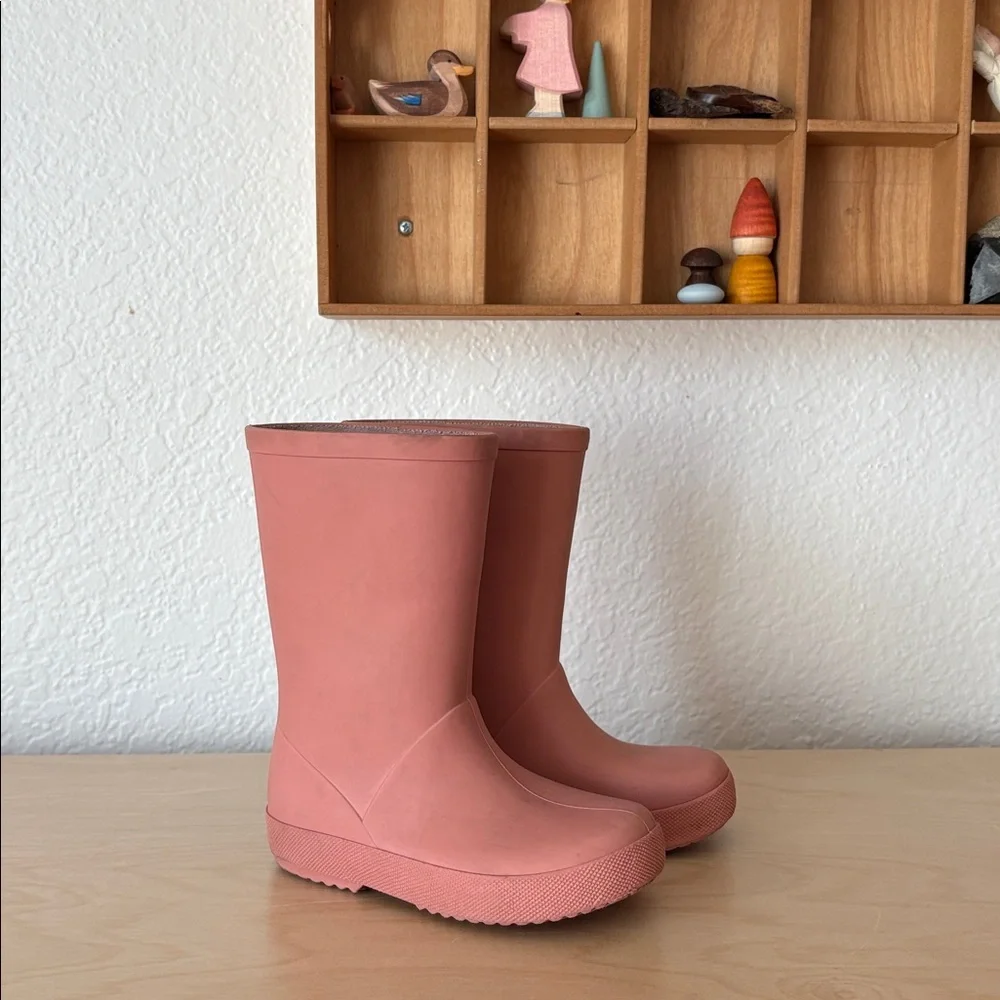 Zara Toddler Kids 25 Purple Dusty Rose Pink Rain Boots